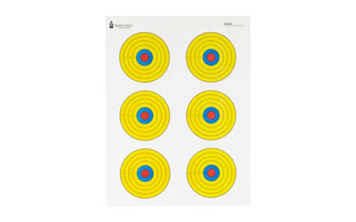 Targets Action Target High Visibility ACTION TGT BRIGHT 6 BULLSEYE 100PK • Model: High Visibility